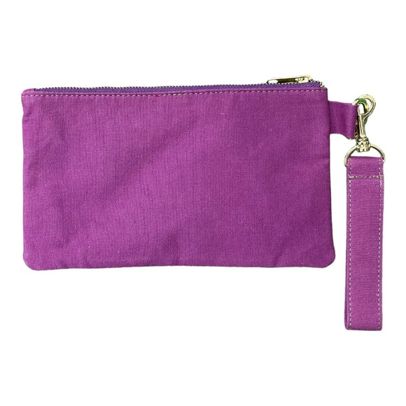 Disney floral Mickey ears wristlet pouch zipper pull - Picture 2 of 5